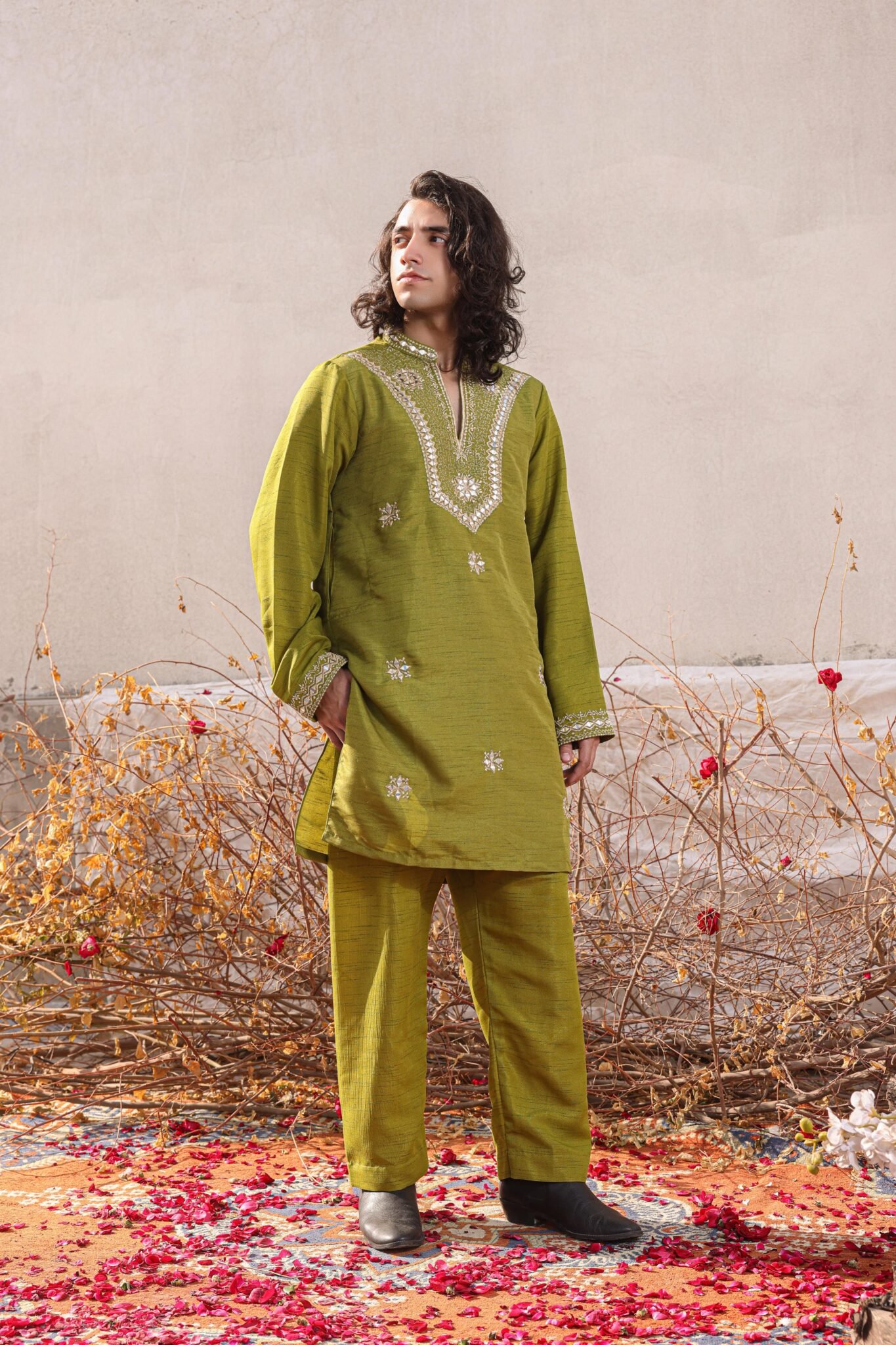 Green Kurta