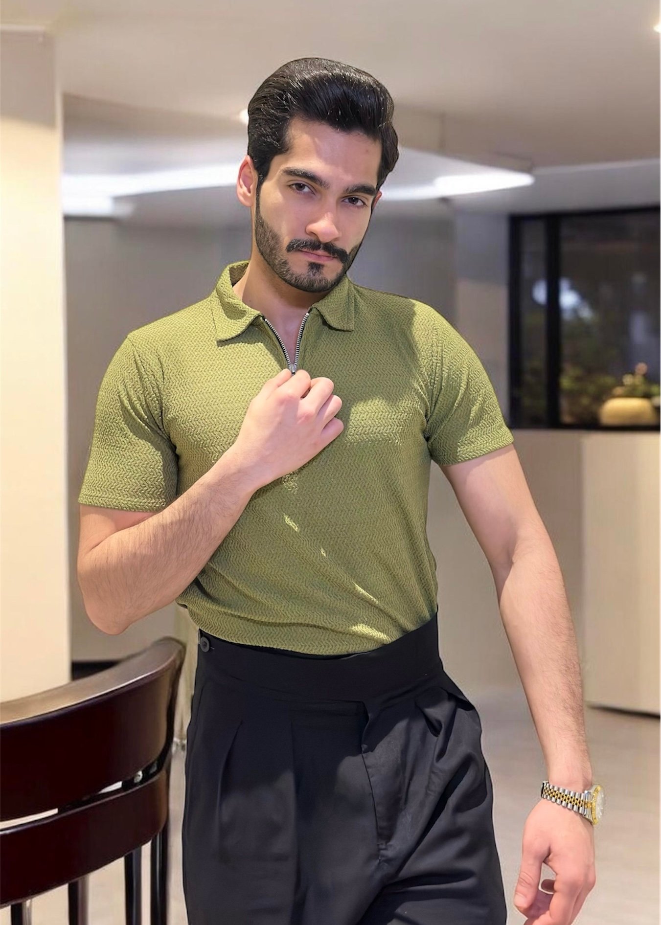 Elite Olive Textured